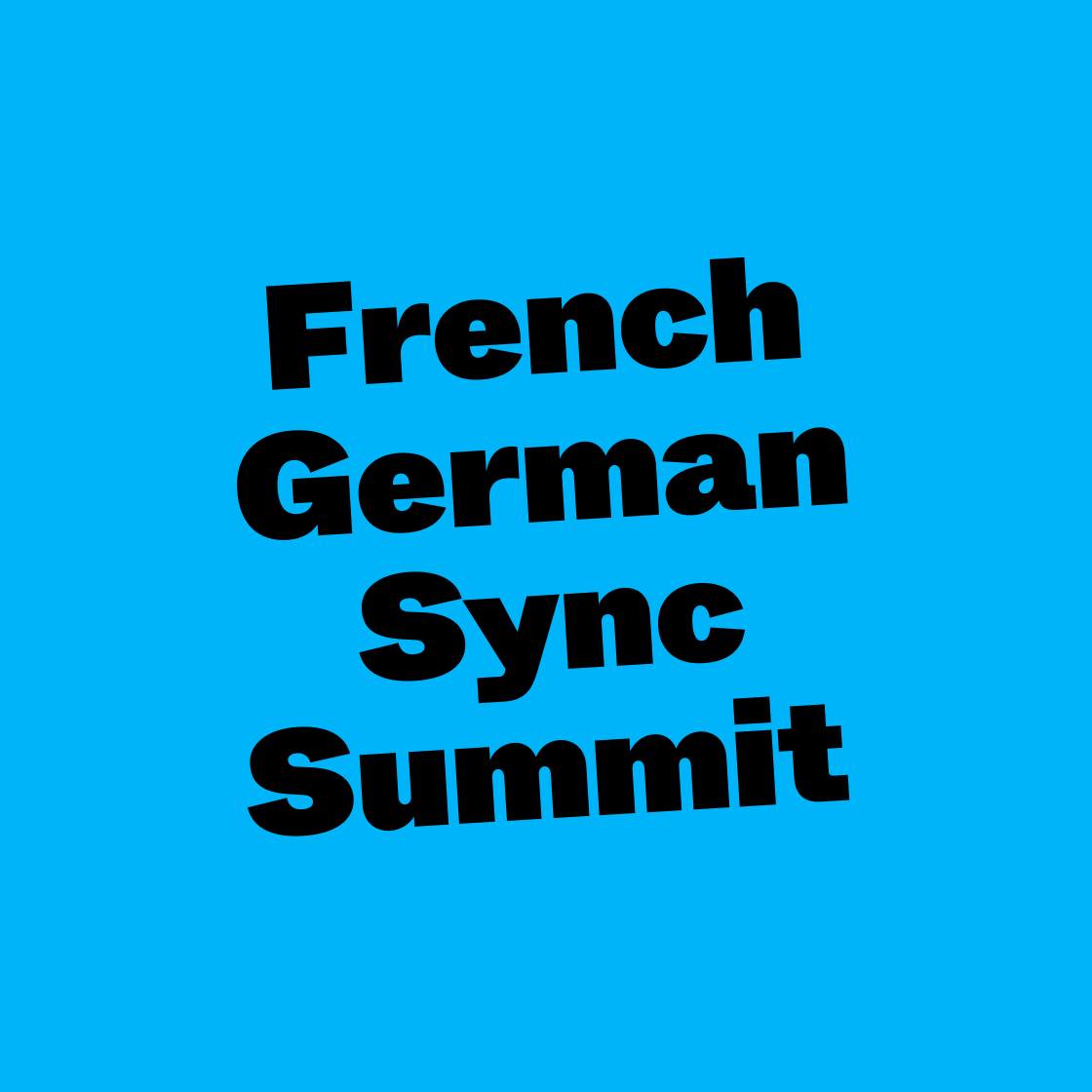 French German Sync Summit